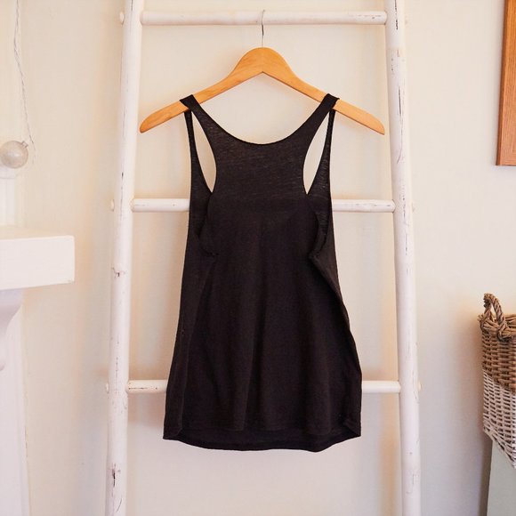 Billabong Neon Black Feather Racerback Tank - Picture 2 of 2